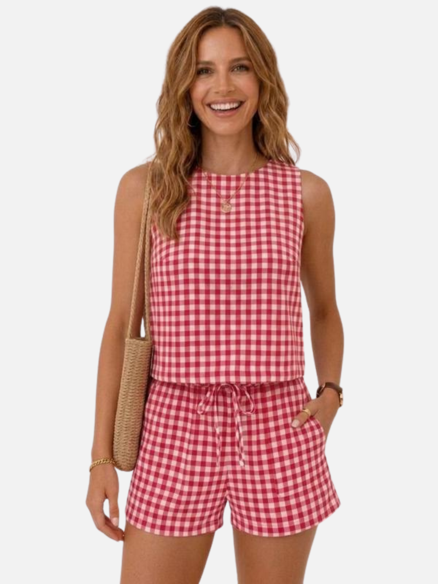 Bloom® Blush Gingham Set