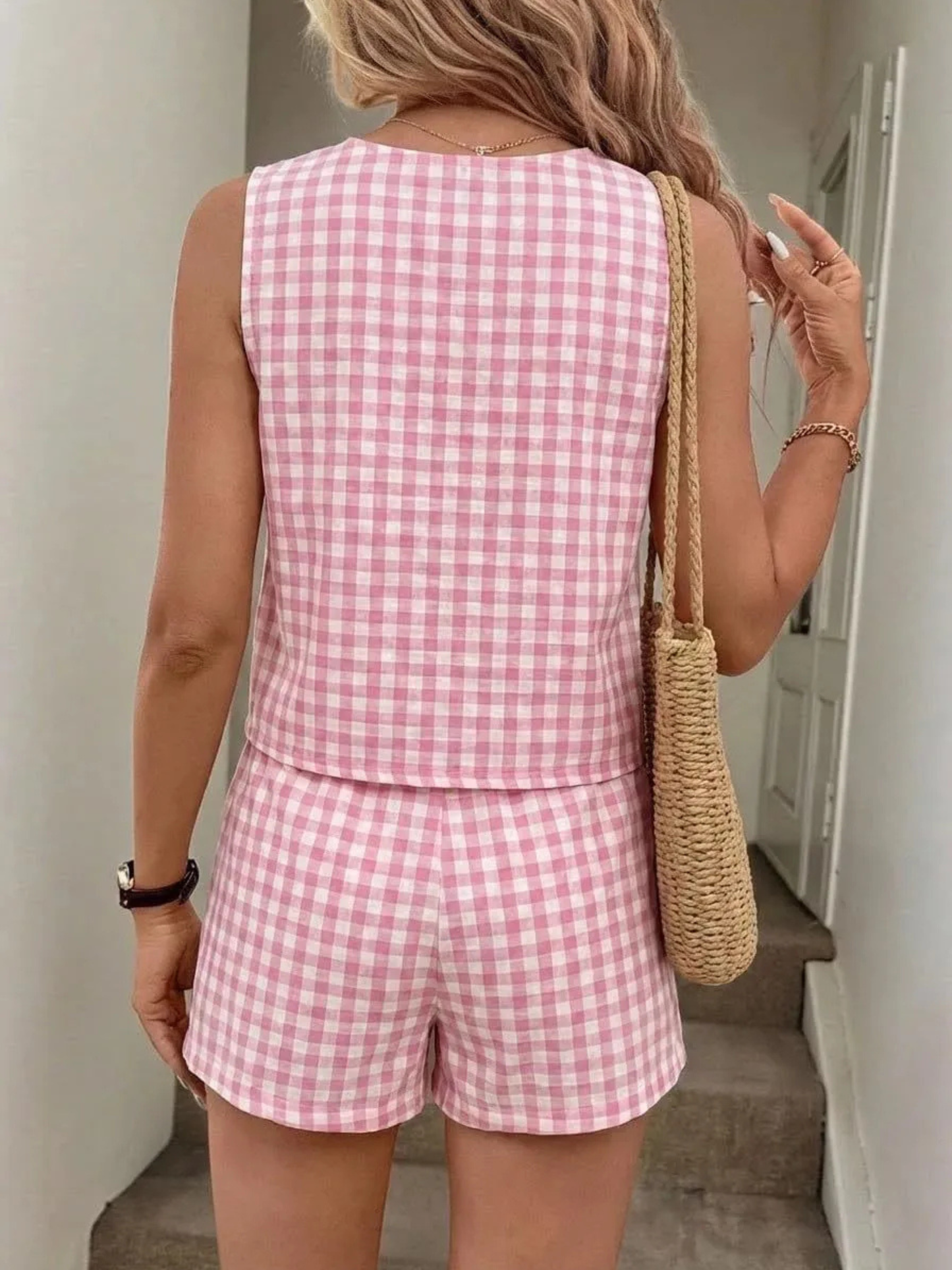 Bloom® Blush Gingham Set