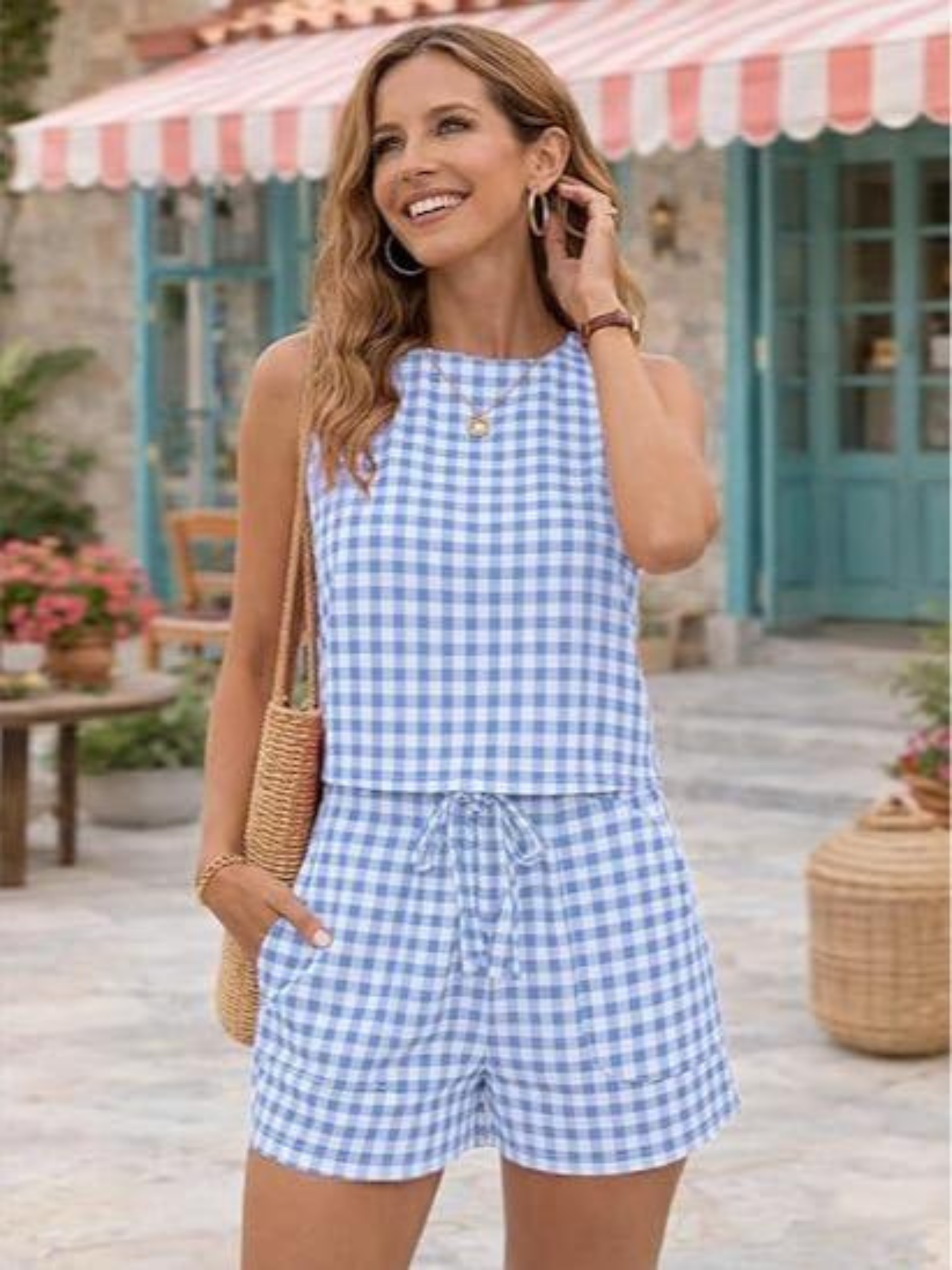 Bloom® Blush Gingham Set