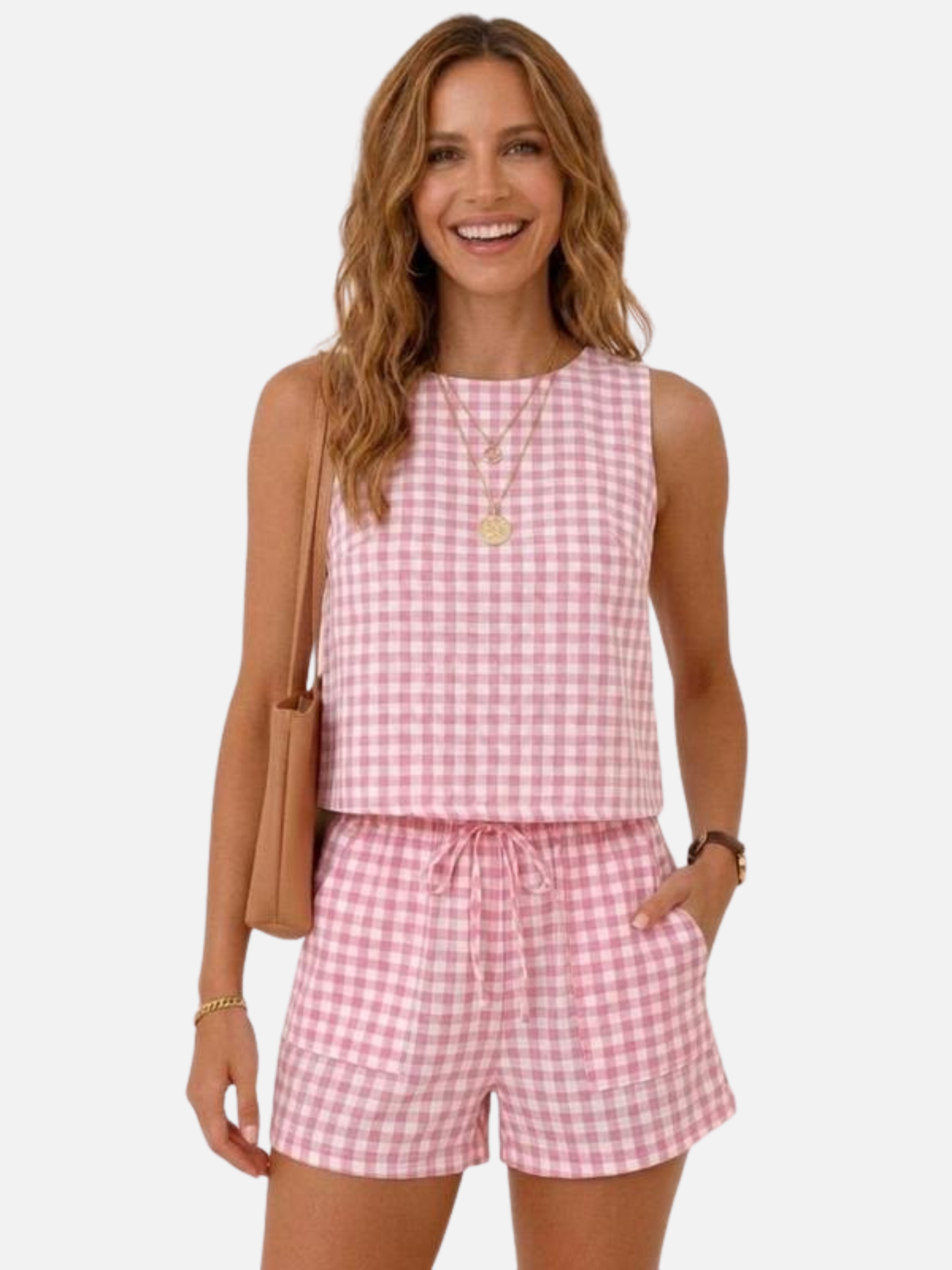 Bloom® Blush Gingham Set