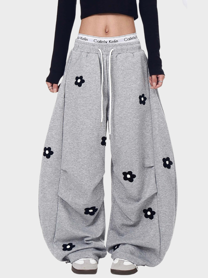 Bloom® Embroidered Barrel Sweatpants